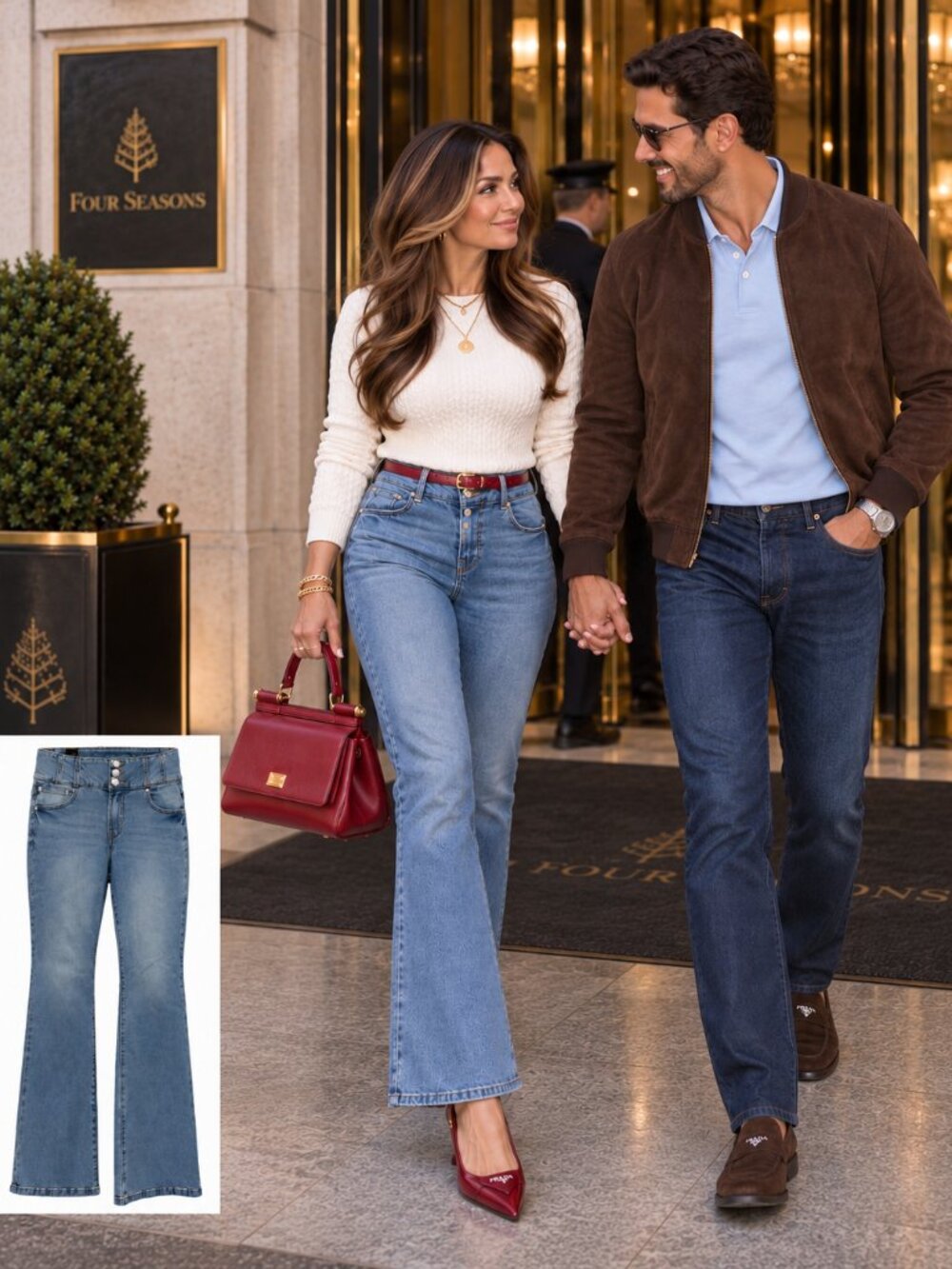 NWT RACHEL Rachel Roy Size 6/28 High Rise Bootcut Jeans Contour Waist